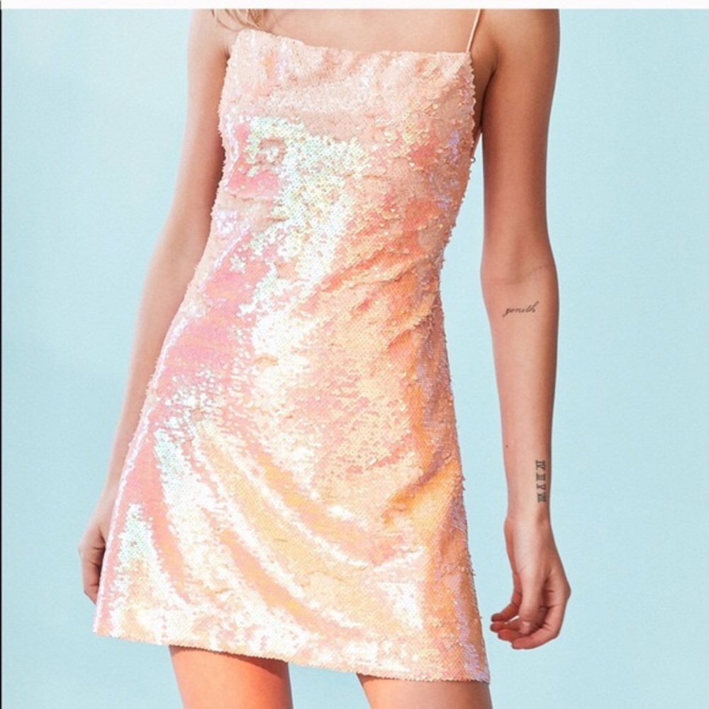 Sequin mini dress